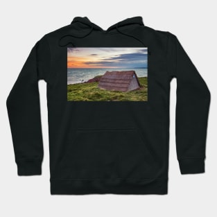 Seaweed Drying Hut, Freshwater West, Pembrokeshire Hoodie